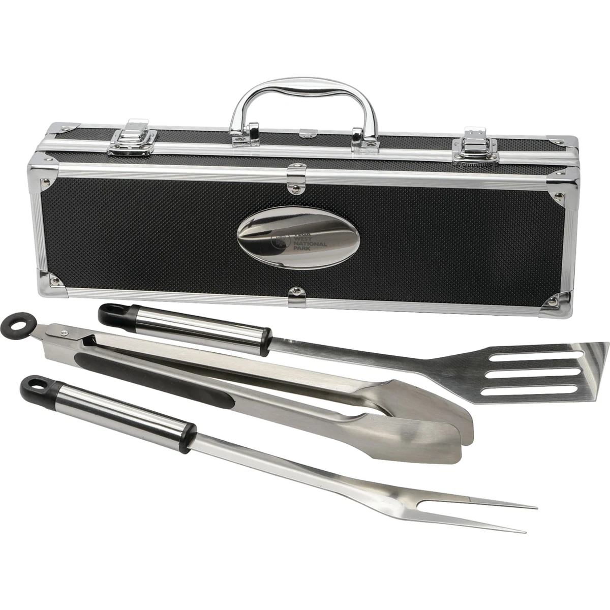 3 Piece BBQ set in Aluminum Case 1