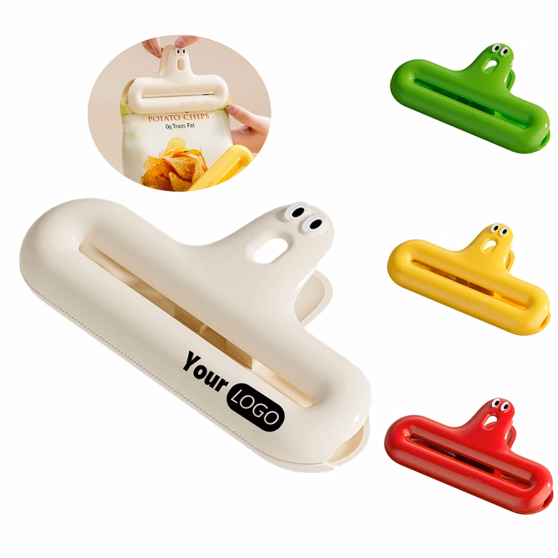 Custom Logo Caterpillar Food Clip Seal