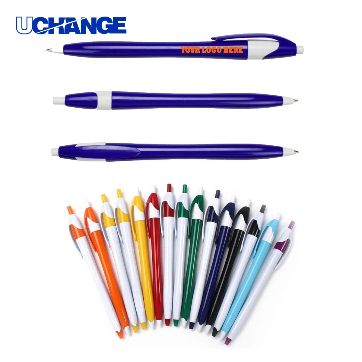 Promotional Plastic Ballpoint Pen, custom pen with logo imprint 1