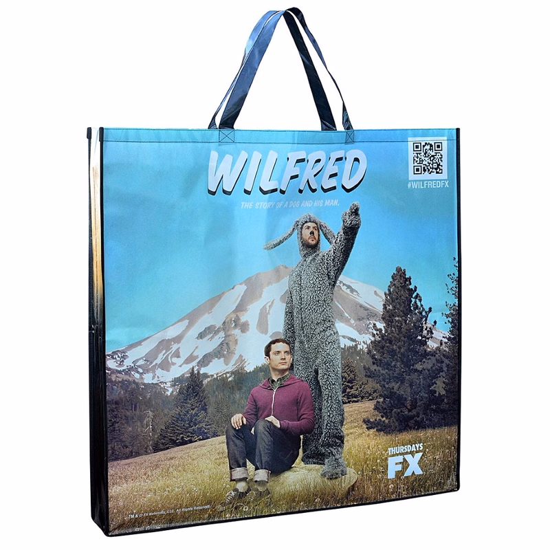 Giant Full-Color Laminated Non-Woven Tradeshow Poster Bag 36"x36"x5"