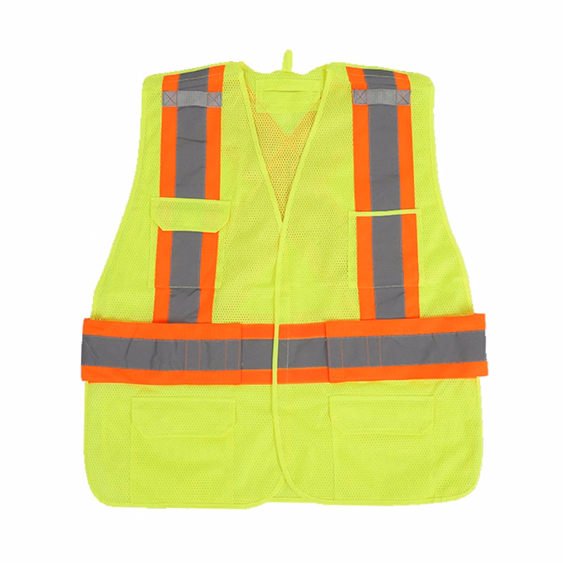 Breathable Polyester Mesh Reflective Safety Vest