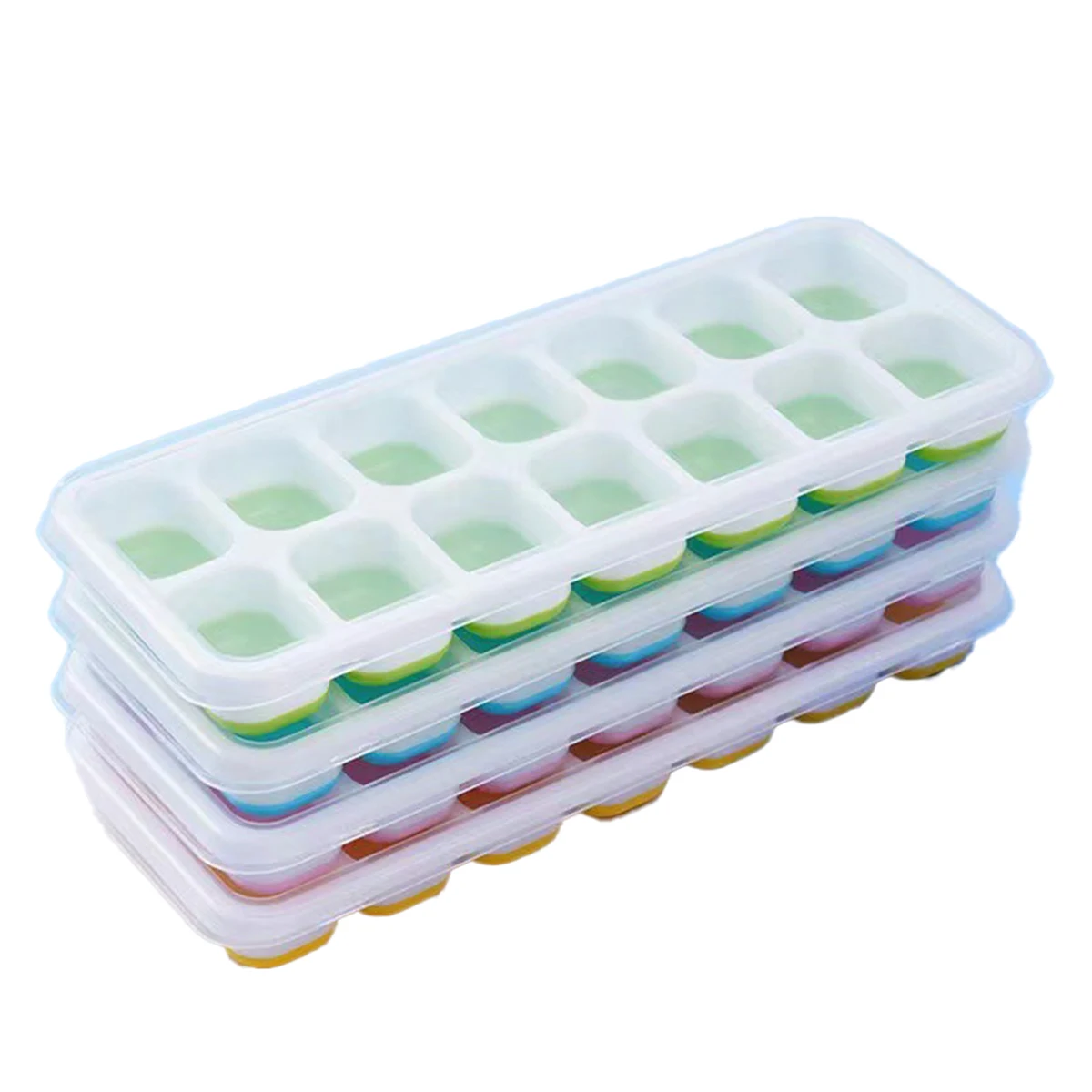 MOQ100 14-Cavity Silicone Ice Cube Tray Mold 1