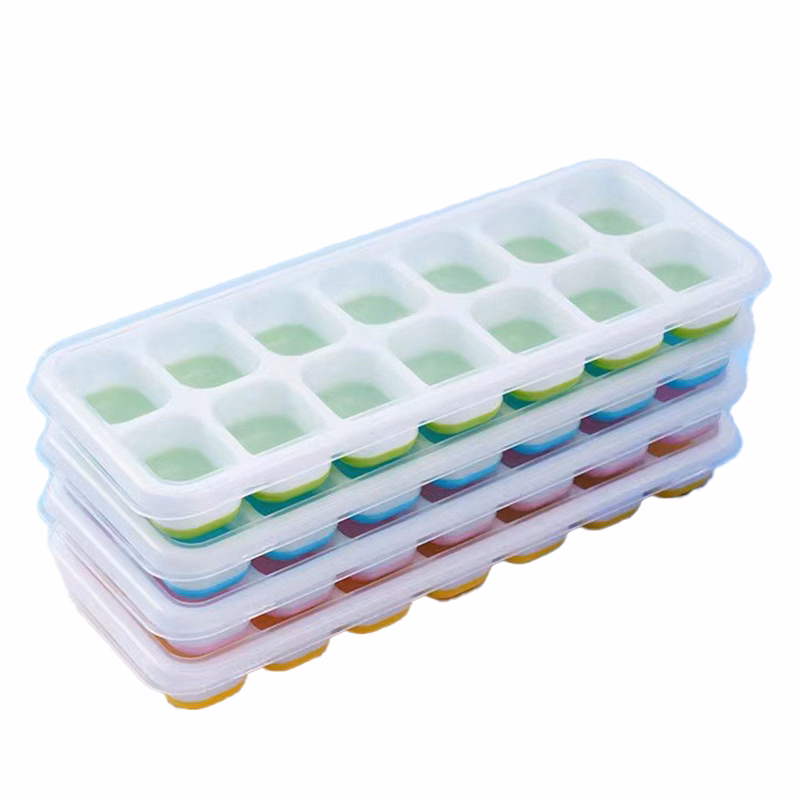 MOQ100 14-Cavity Silicone Ice Cube Tray Mold