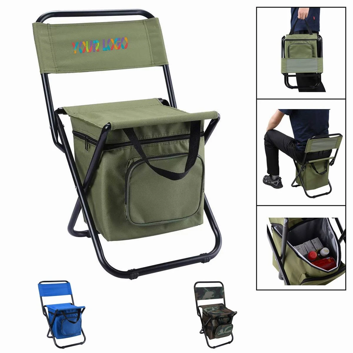 Fishing Chair with Cooler Bag 1
