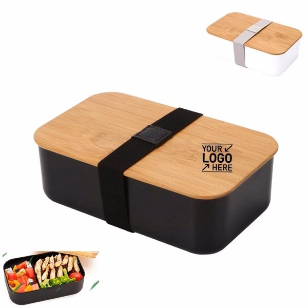 Bento box With Bamboo Lid, Lunch