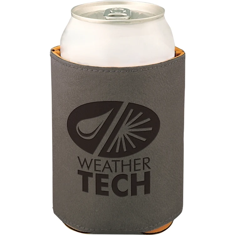 Gray Leatherette Beverage Holder 1