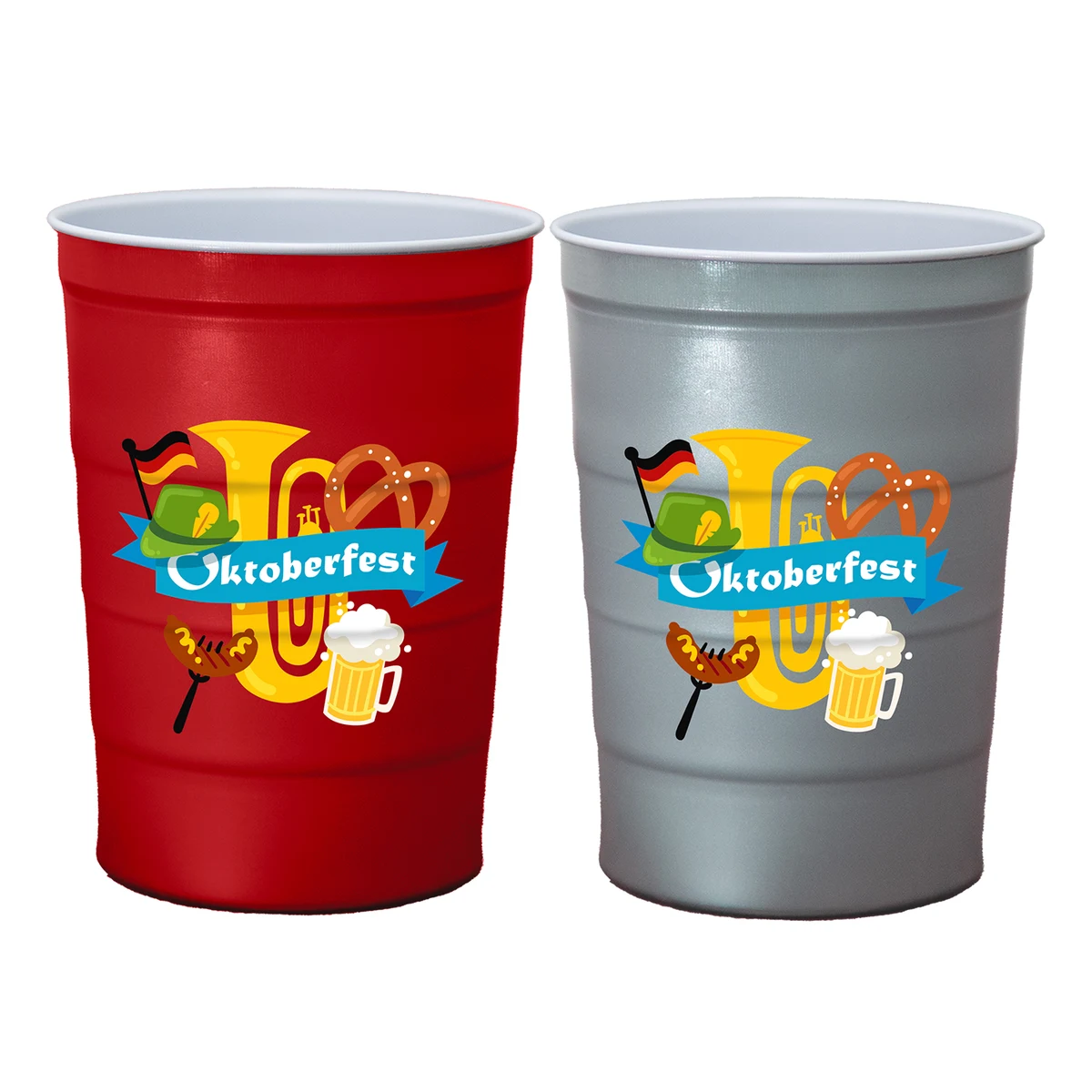 Digital Steel Party Cup, 16 oz. 1