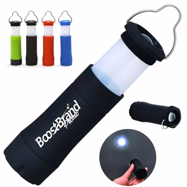 Custom Portable LED Camping Lantern Flashlight — Outdoor Adventure Promo