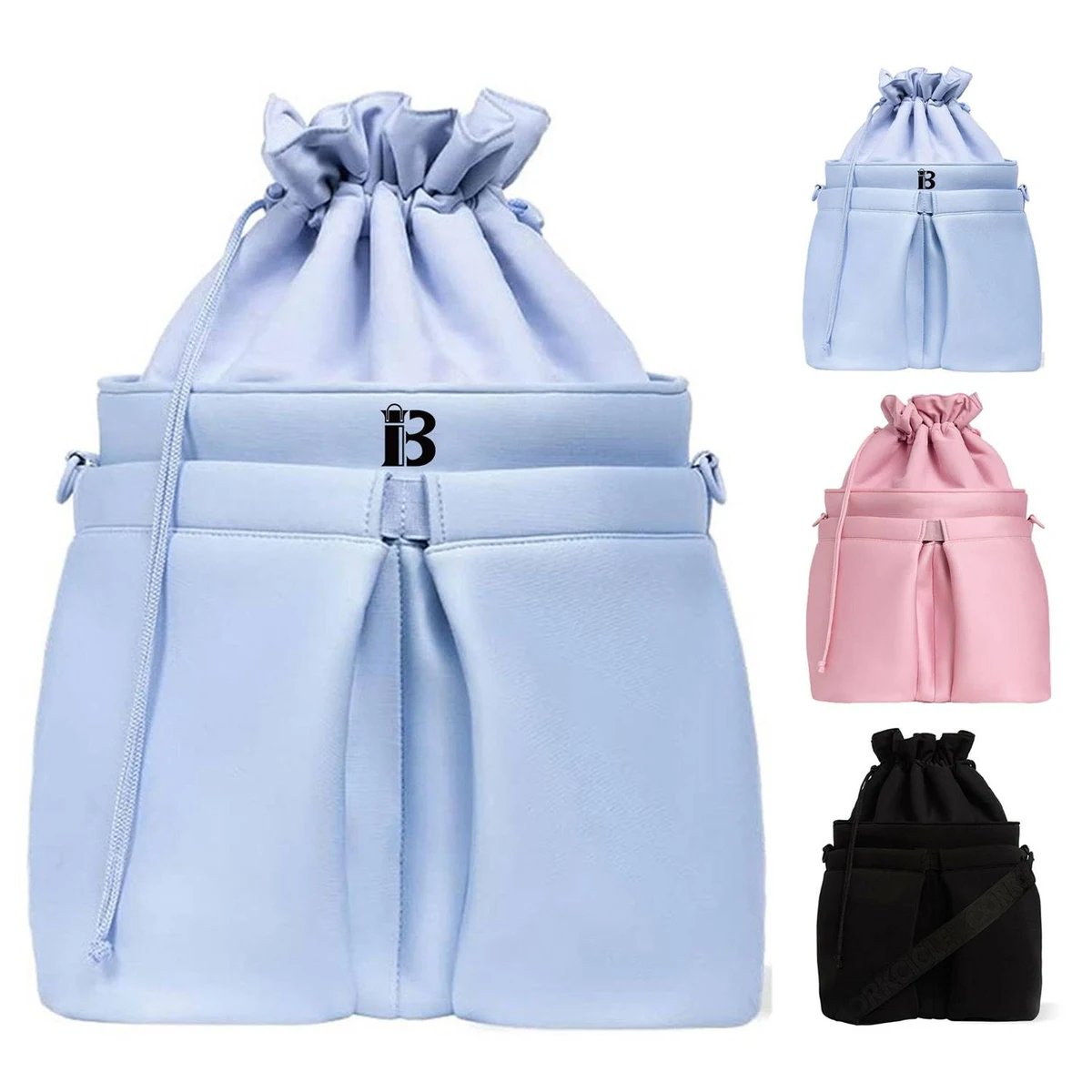 Neoprene Drawstring Beverage Cooler Bag 1