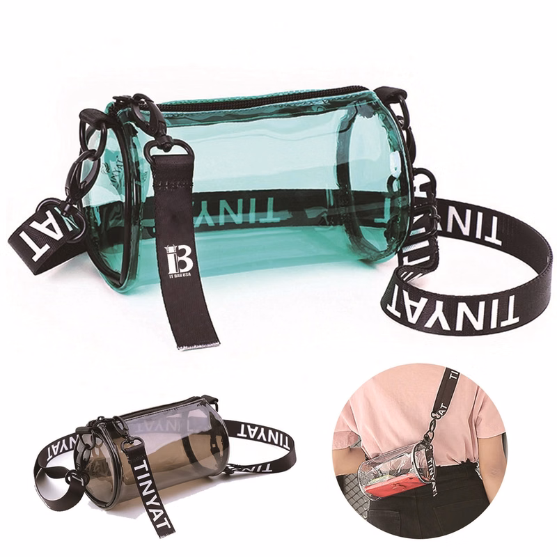 Pvc Cylinder Phone Bag