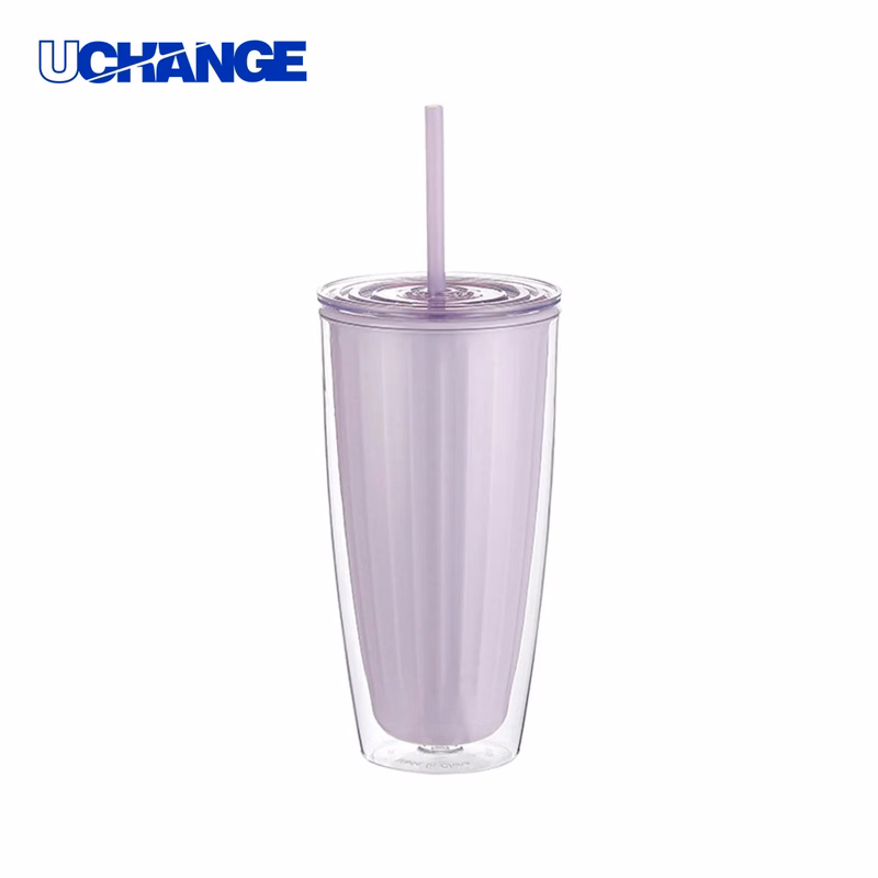 Double Plastic Sippy Cup Container