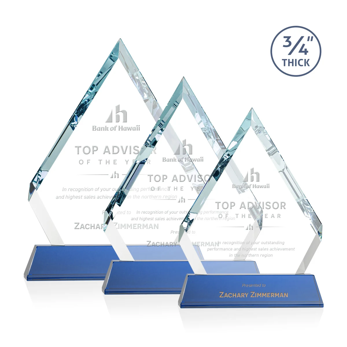 Apex Award on Newhaven Base - Blue 1