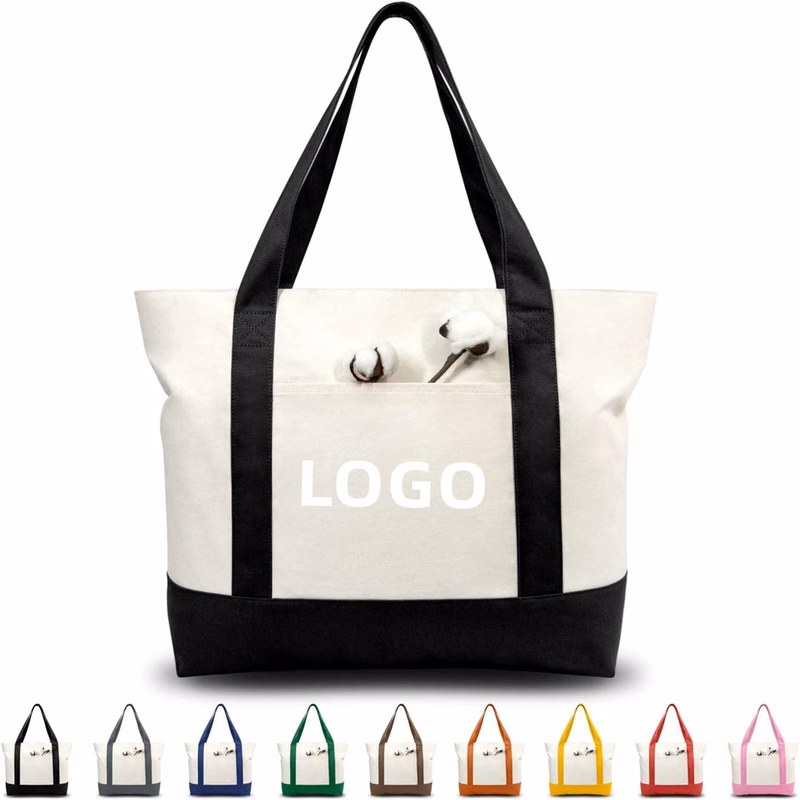 Sturdy Canvas Travel Tote