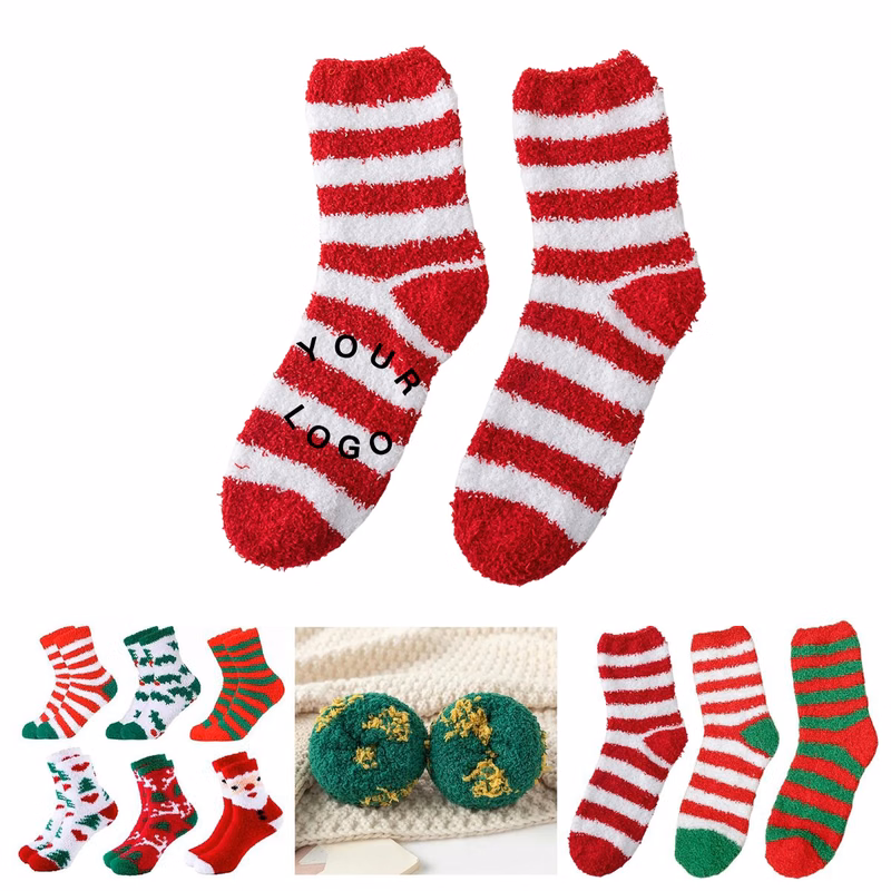 Non Slip Coral Fleece Socks for Home Use