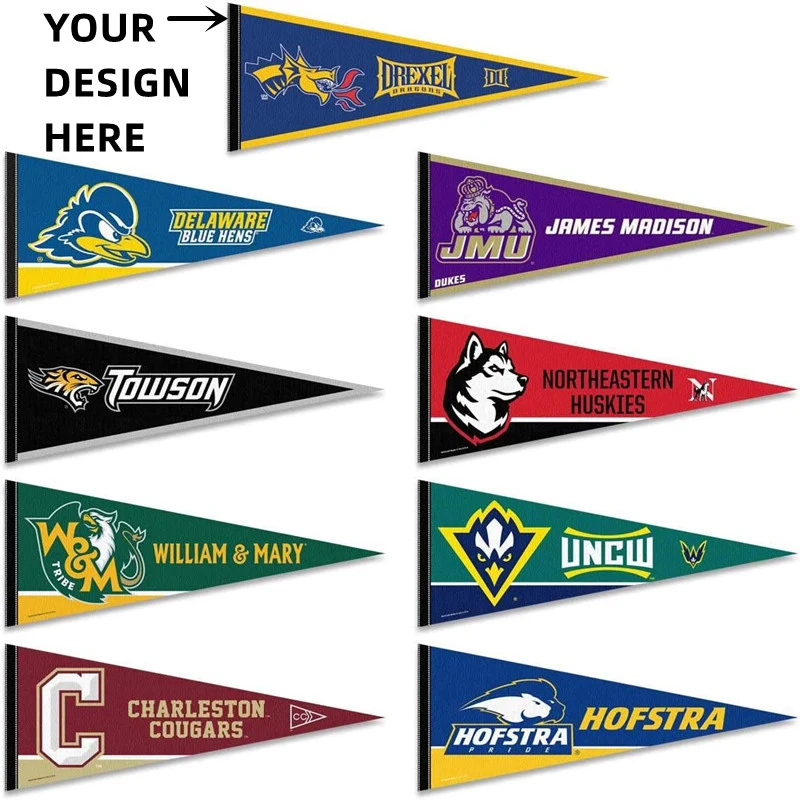 Custom Full-Color Felt Pennant 1