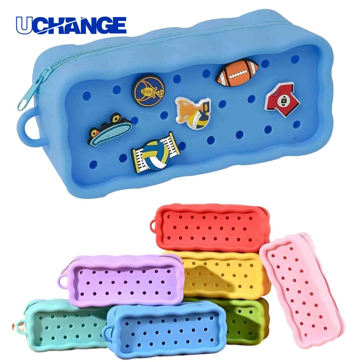 Travel Zipper Silicone Makeup Brush Bag Organizer 1