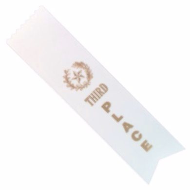 Third Place Ribbon 2" x 8"