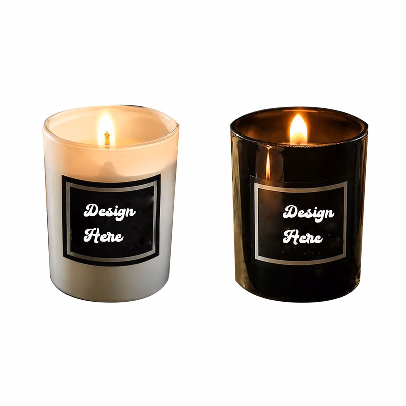 Customizable Soy Wax Candle DIY Kit with Romantic Scent