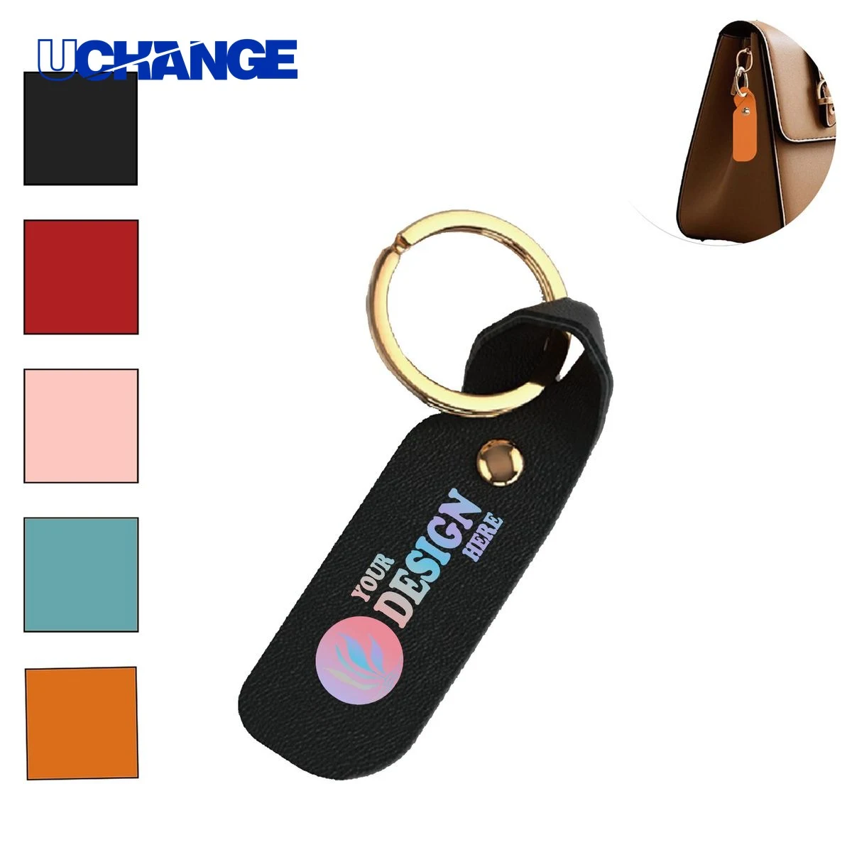 PU Leather Key Ring 1