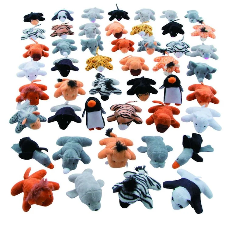Stuffed Zoo Animals 4" - Assorted 1