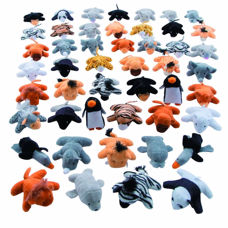 Stuffed Zoo Animals 4" - Assorted