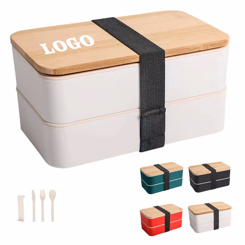 40oz Portable Double-layer Eco-Friendly Lunch Box