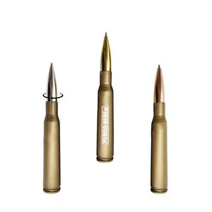 Brass Color Bullet Shaped Pen 1