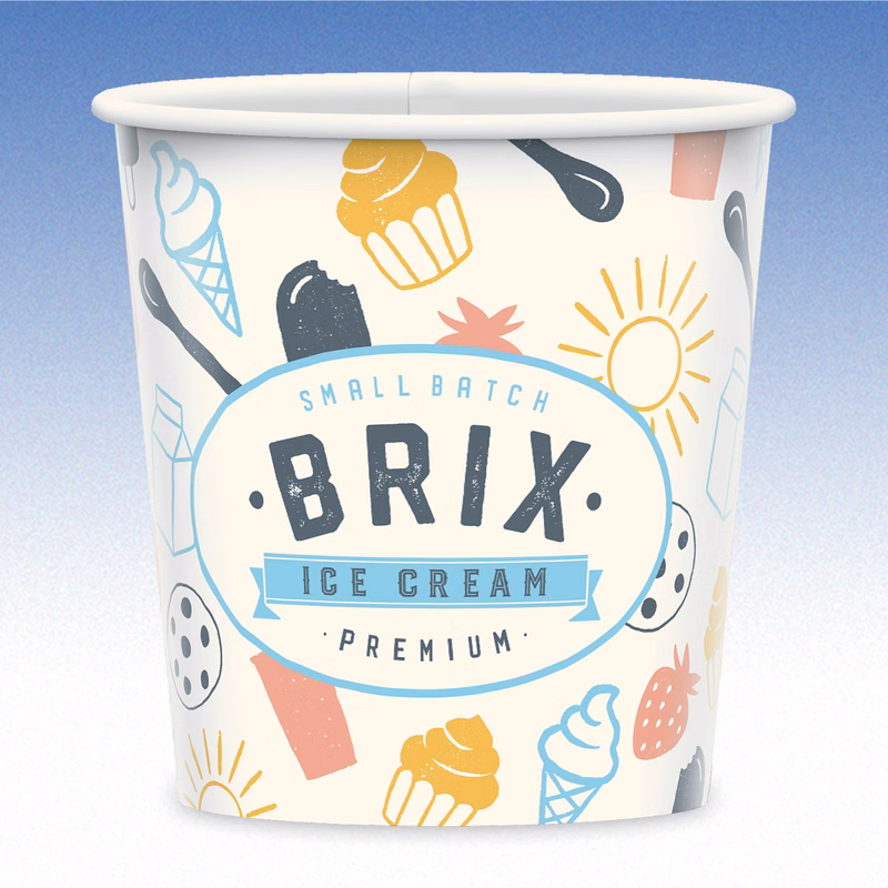16oz-Pint-Plastic-Free, Compostable, Recyclable Paper Cups