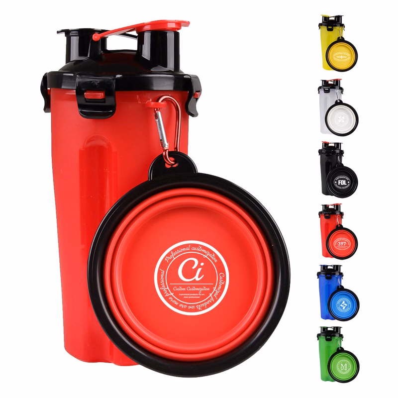 A Dual-Purpose Pet Cup For Drinking Water And Feeding