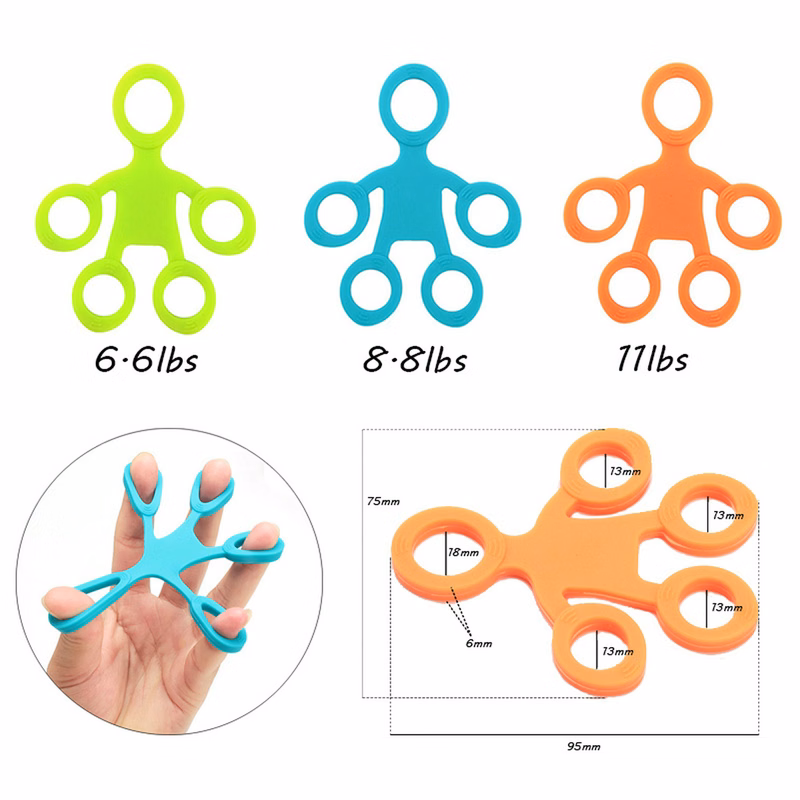 Silicone Finger Stress Band Hand Exerciser
