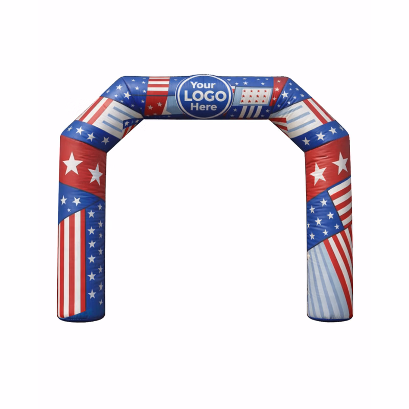 20' Cold Air Arch Hexagonal Digital Logo
