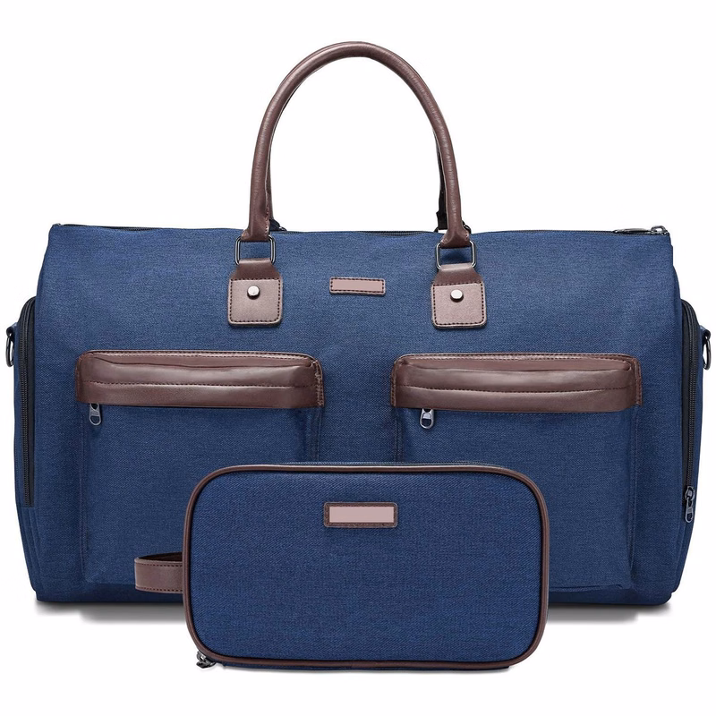 Convertible Garment Bag With Toiletry Bag For Travel
