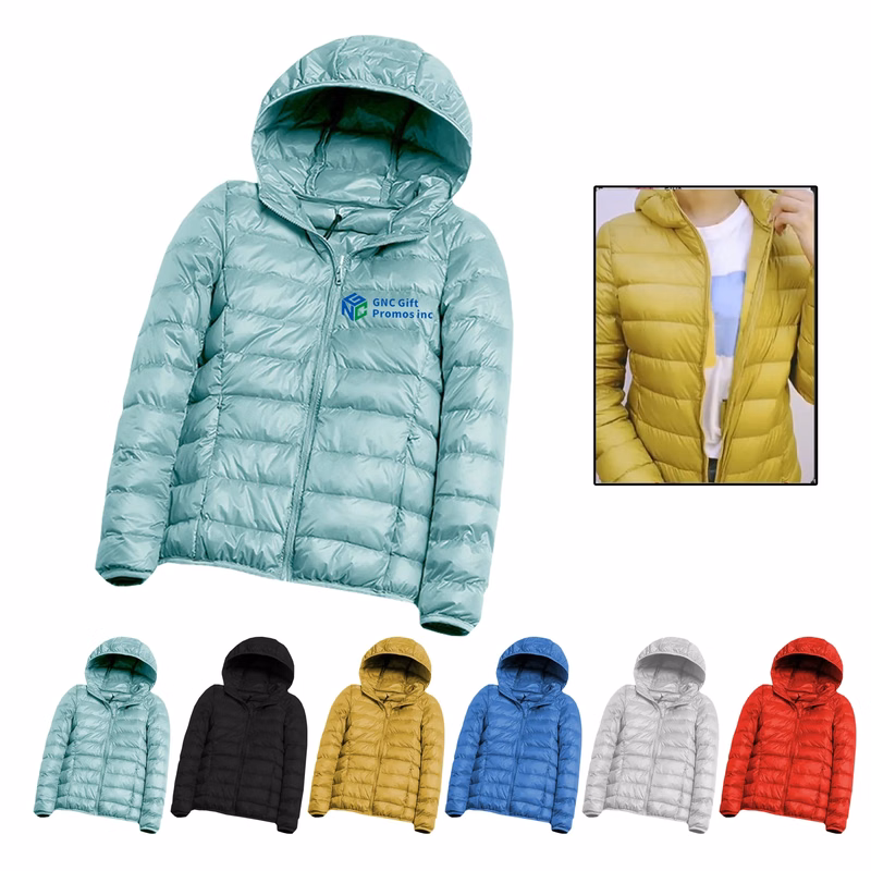 Foldable Down Jacket With Storage Bag