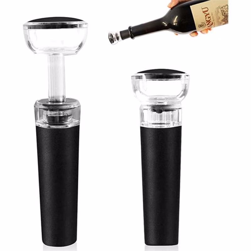 Reusable vacuum wine stopper