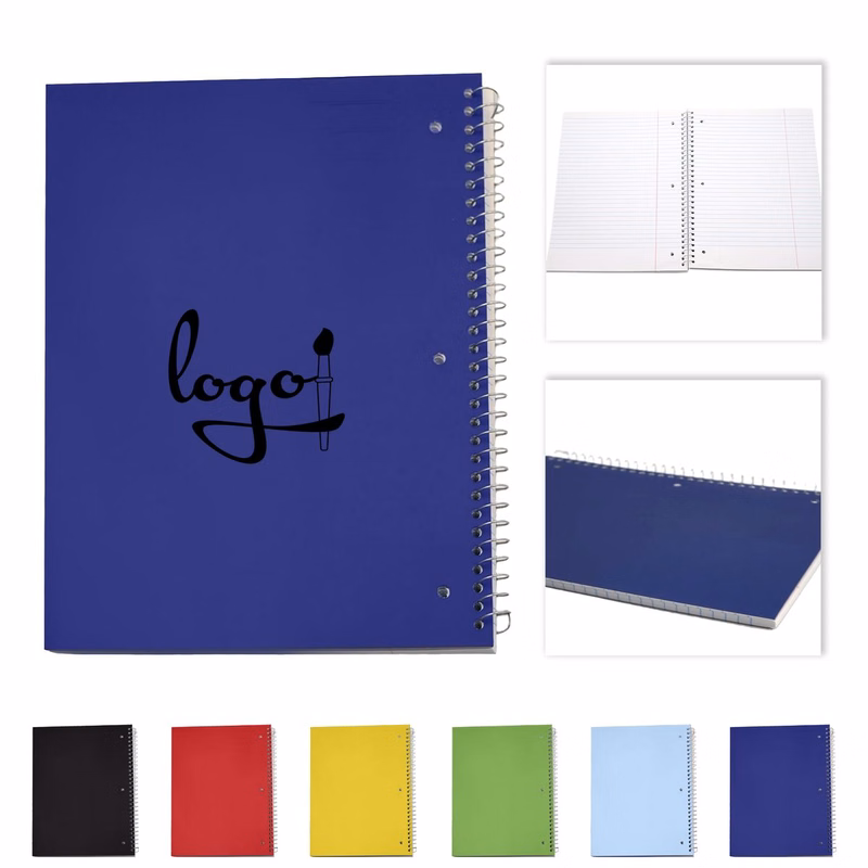 Custom 1 Subject Spiral Notebook 8x 10.5 Inch