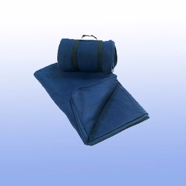 100% polyester polar fleece blanket.