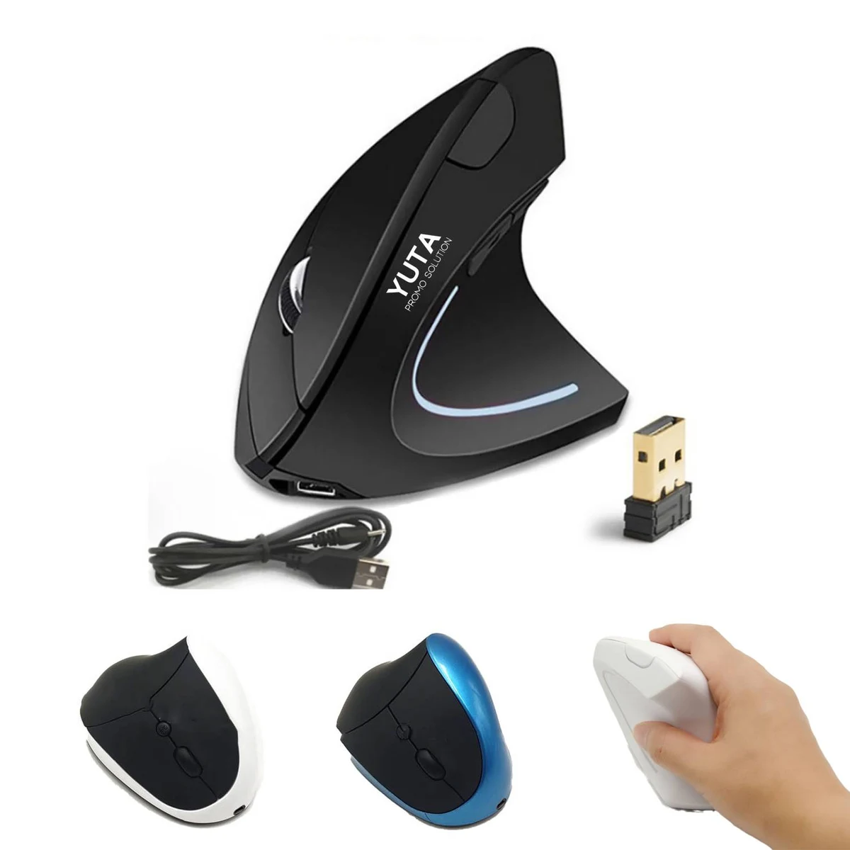 Rechargeable Wireless Vertical Optical Mice 1