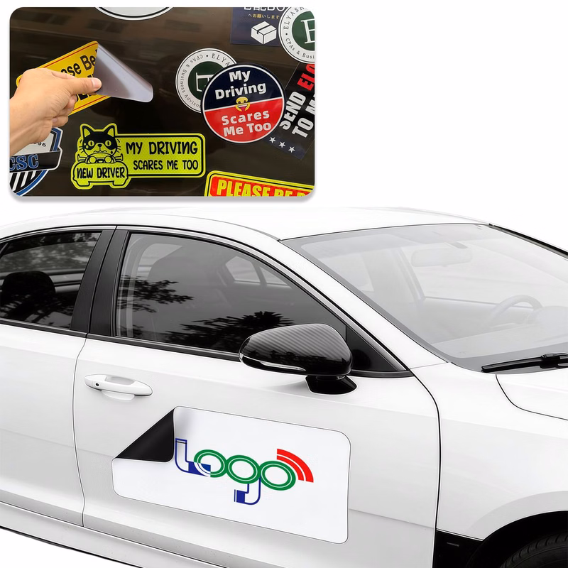 Die Cut Custom Car Magnet Sign