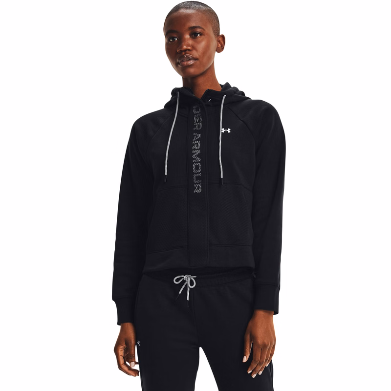 Women's UA Rival Fleece Mesh Full-Zip Hoodie 