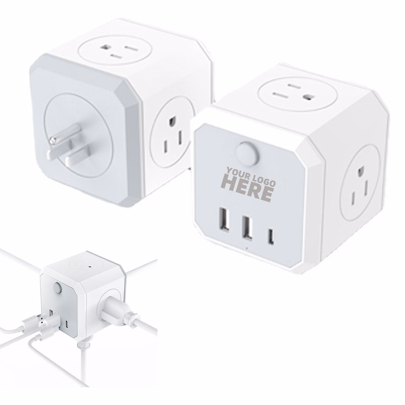 7 In 1 Cube Socket Adapter With Switch