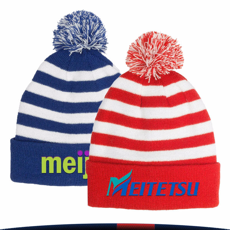 Knitted Two Tone Beanies