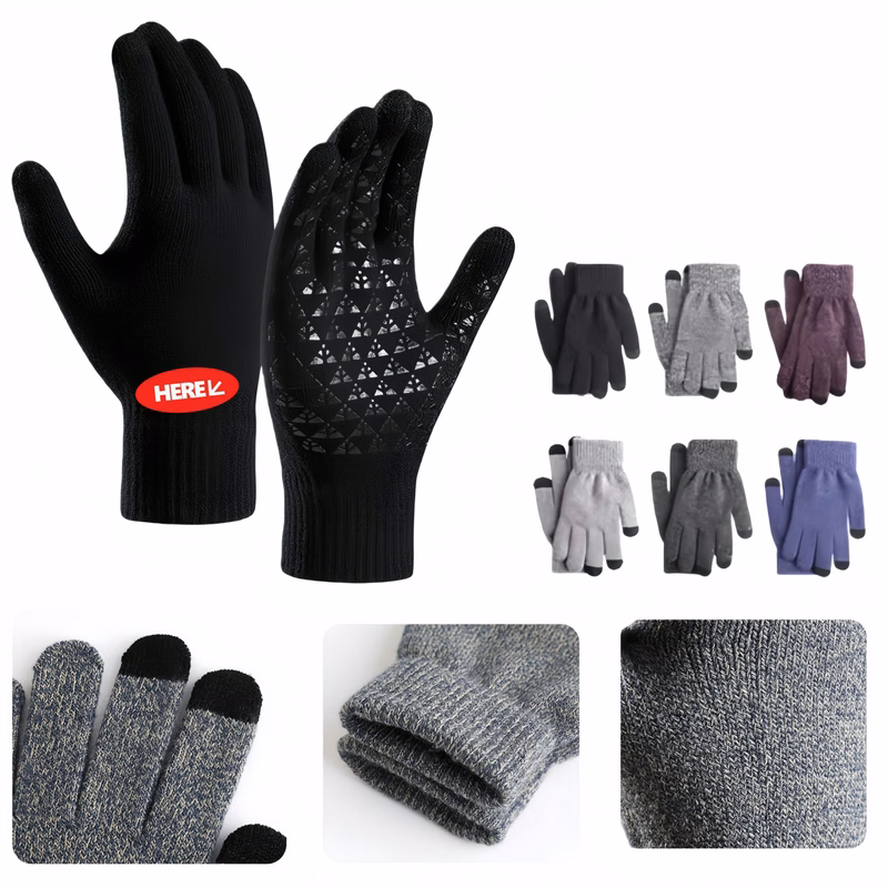 MOQ 10 Winter Warm Knitted Gloves