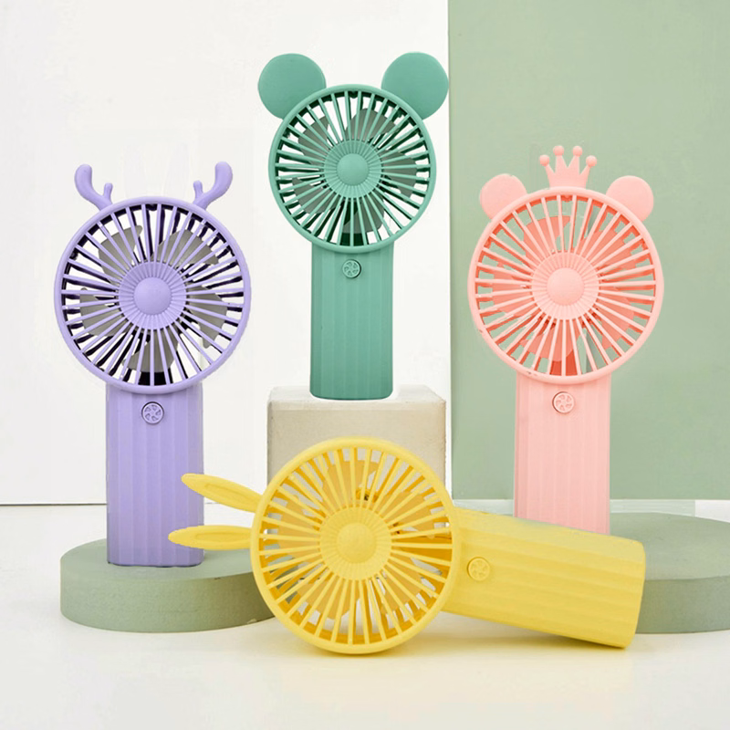 Hand-held Small Fan With Power Bank