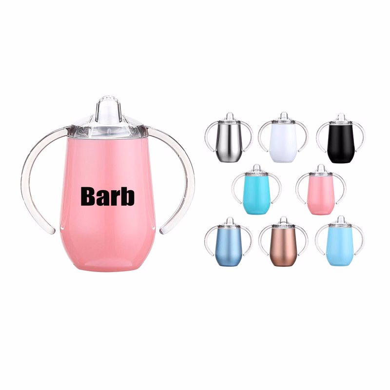 10oz Stainless Steel Children's Insulated Cup with Handle