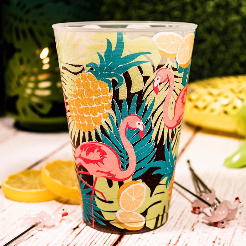 20oz Full Color Wrap Frosted Stadium Cups