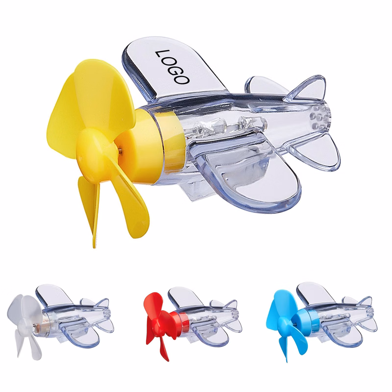 Wind Powered Led Light Propeller Plane Toy