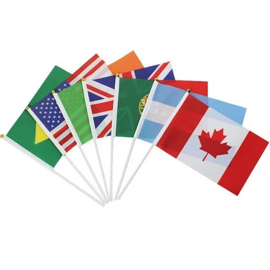 Single Reverse Cotton Stick Flags 1