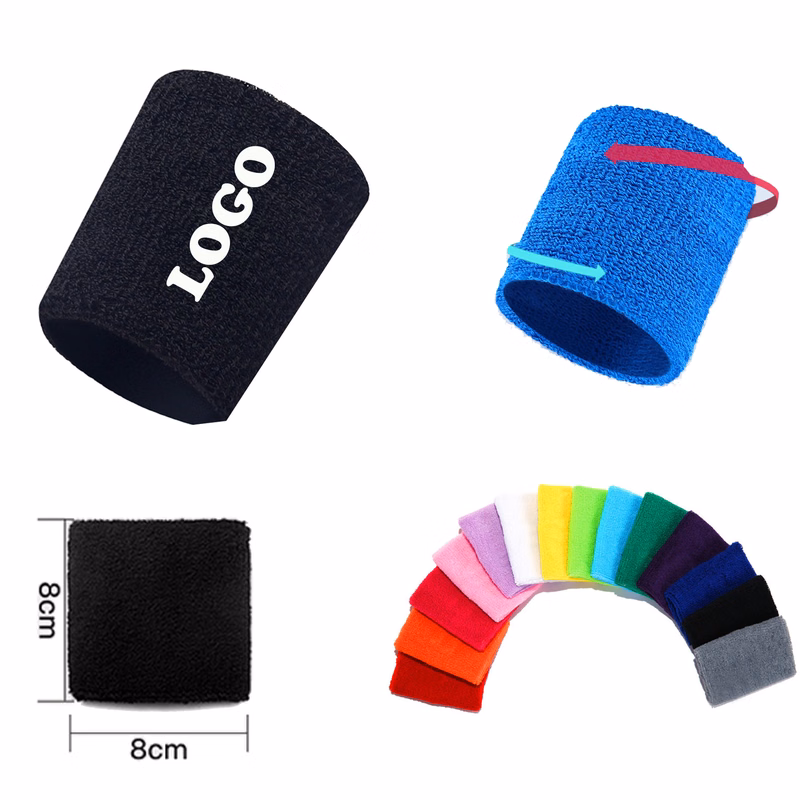 MOQ 10 pcs Custom Embroidered Wrist Support Band