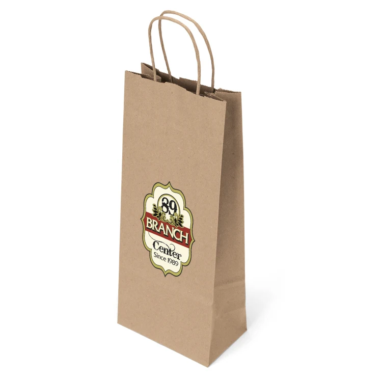 Eco Vino - Kraft-Brown Shopper - ColorVista 1