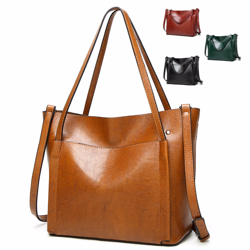 Leather Crossbody Purse Handbag